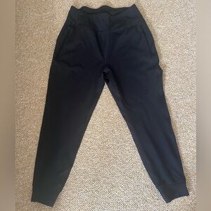 Black Jogger Pants with Zipper Pockets